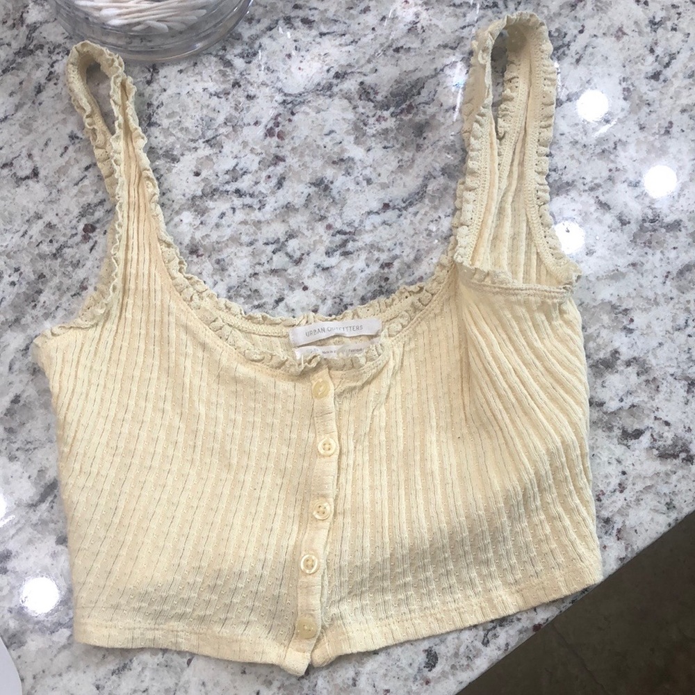 Urban Outfitters Button Tank